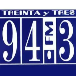 Logo 94.3 Treinta y Tres FM